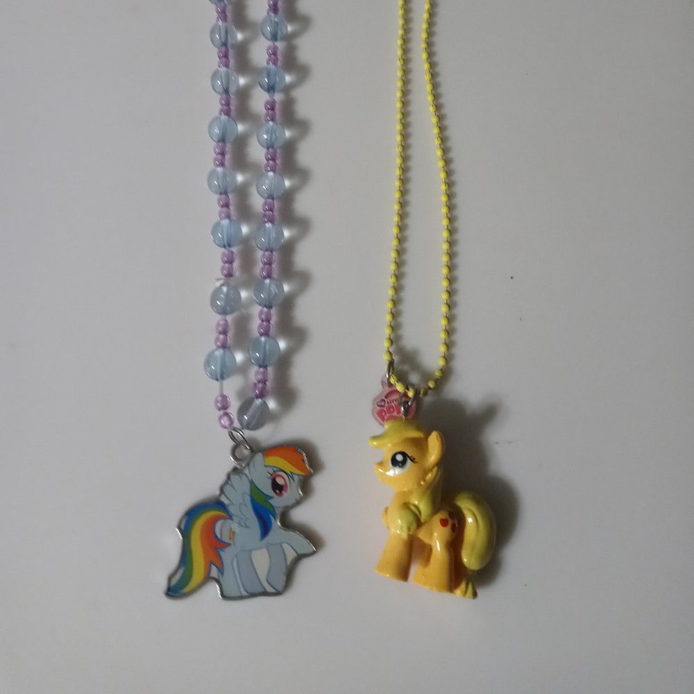 Collectible my little pony necklaces